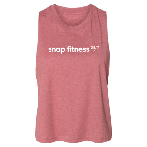 Snap Fitness - Women's Racerback Cropped Tank Thumbnail