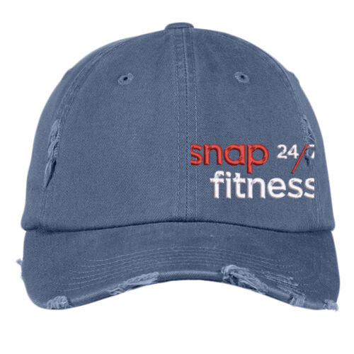 Snap Fitness - Distressed Cap - Red/White Thumbnail